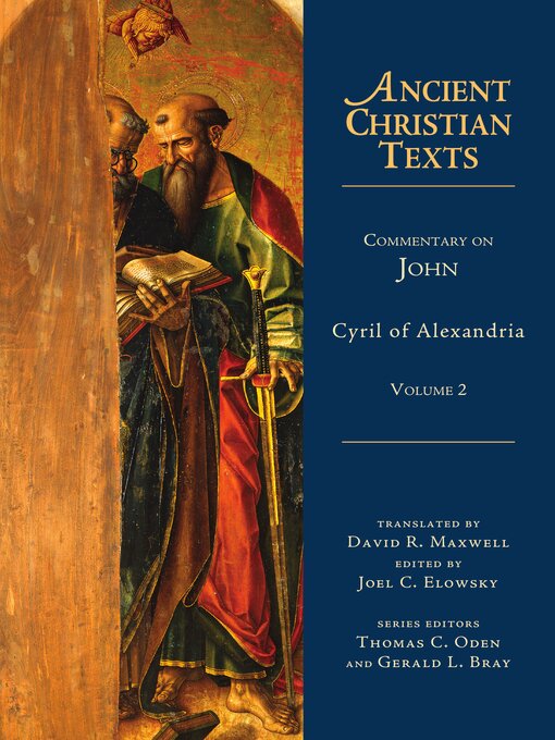Title details for Commentary on John by Cyril of Alexandria - Available